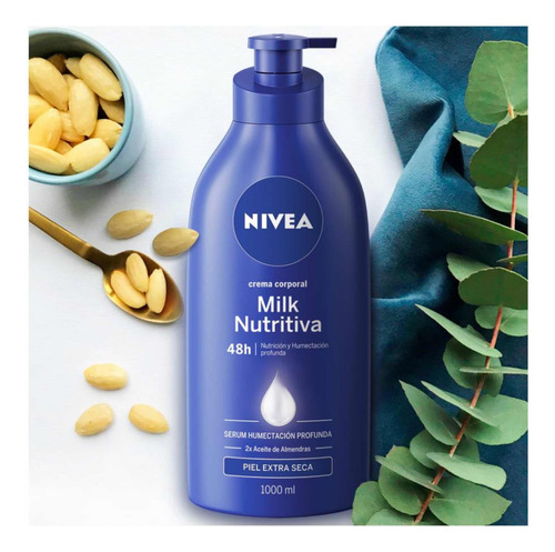 Crema Corporal Nivea Nutritiva Piel Extra Seca 1 Lt