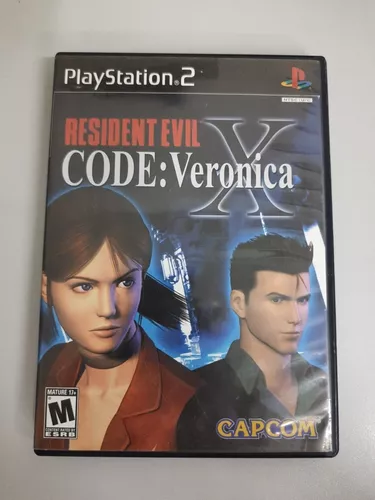 RESIDENT EVIL - CODE - VERONICA SLPM-65022 ORIGINAL PS2 5304 - Corre Que Ta  Baratinho