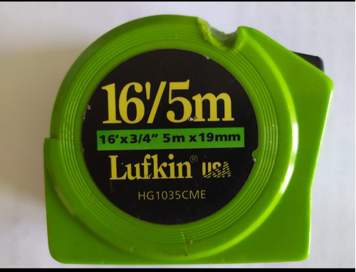 Cinta Métrica Lufkin De 16'/5m Usa.