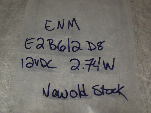 Enm E2b612d8 6-digit Counter 12vdc 2.74w New Old Stock Zza