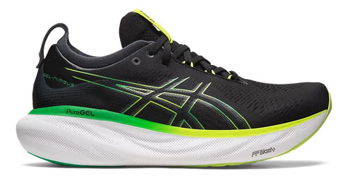 Zapatillas Asics Gel Nimbus 25 Black/lime