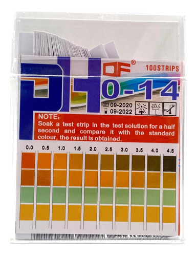 Fita Papel Indicador Medidor Ph 0 A 14 - 100 Testes