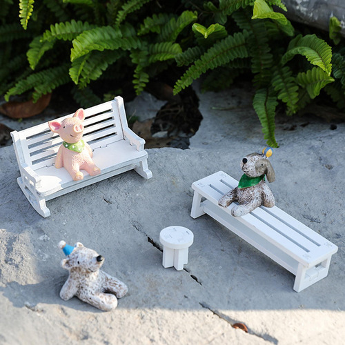 3 Sillas En Miniatura, Muebles En Miniatura, Accesorios Para
