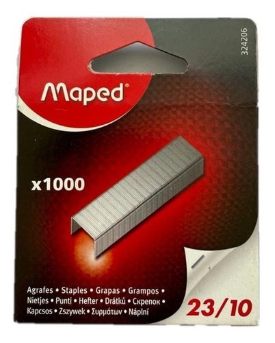Broches Para Abrochadora Maped 23/10 X 1000 Engrampadora