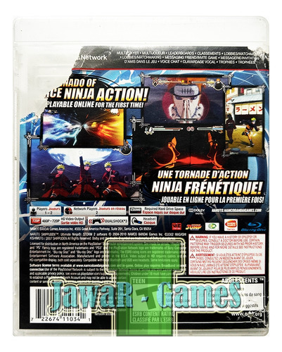 Naruto Ultimate Ninja Storm Generations Ps3 - Playstation 3 (Usado)