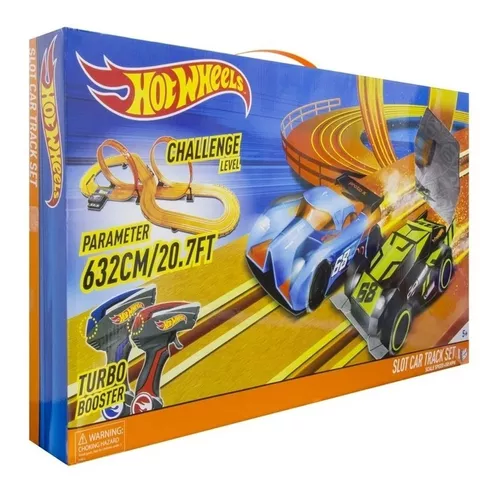 Pista de Corrida Hot Wheels 632cm com 2 Carrinhos - Multikids