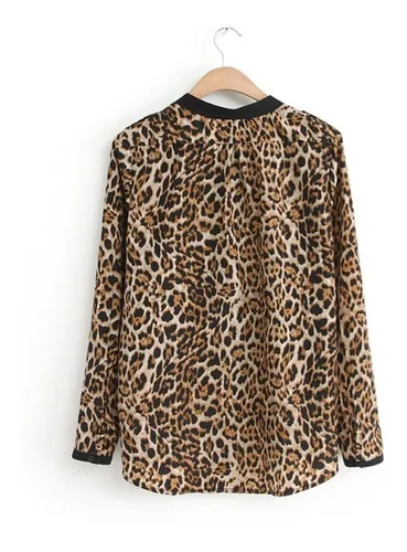 Blusa de gasa animal print hotsell