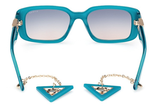 Lentes De Sol Shiny Turquoise Guess Gu78915387w