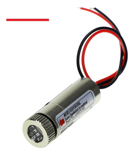 Laser Led Grado Industrial Color Rojo Linea Cruz Punto 3-5v