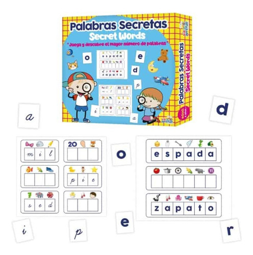 Palabras Secretas - Juego Didáctico Vía Aprende