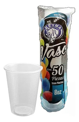 Vaso Plastico 8 Irrompible  50pz