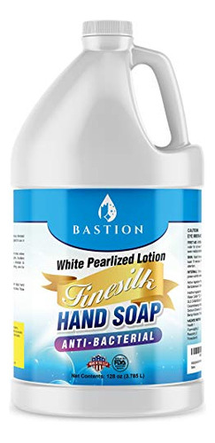 Jabon Liquido De Manos Antibacteriano Finesilk White Pearliz