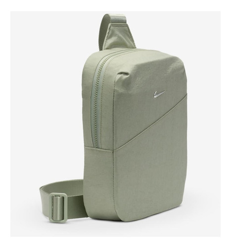 Bolsa Transversal Nike Aura Cor Verde/branco Desenho Do Tecido Bolsas