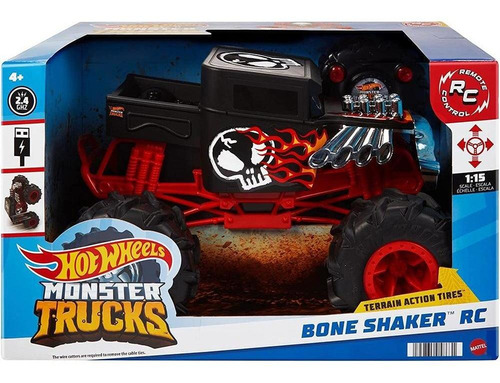 Hot Wheels Radio Control Monster Trucks Bone Shaker 1:15 Hgv