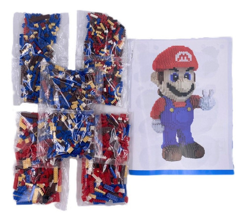 Bloques Armables Super Mario Bros Rompecabezas 3d