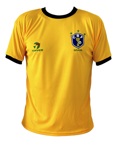  Camiseta Brasil 1982 Socrates - Zico Titular Retro