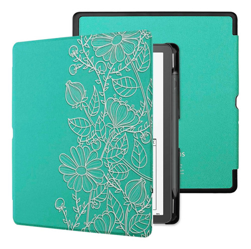 Walnew Funda P/ Kindle Scribe De 10.2 Soporte Pen Turquesa