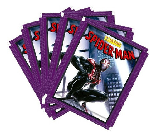 10 Sobres Álbum Spiderman: Bienvenido Al Spider-verso