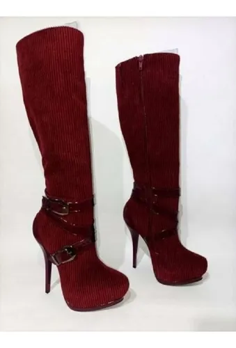 Botas largas guindas new arrivals