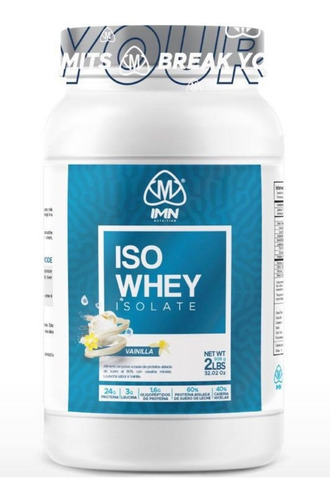Proteina Iso Whey Isolate 2 Lb - Unidad a $127600