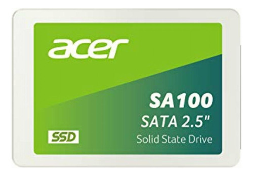 Acer Unidad De Estado Sólido Sa100-480 Gb 560mb/s De
