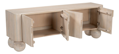 Mesa De Tv Kuti Natural Këssa Muebles