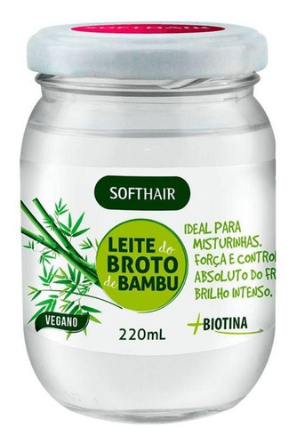 Leite Do Broto De Bambu 220ml Softhair
