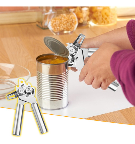 Abridor De Latas De Acero Inoxidable Ergonómico Para Latas Y