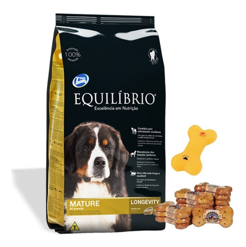 Equilibrio Perros Mature 15 Kg + Regalos