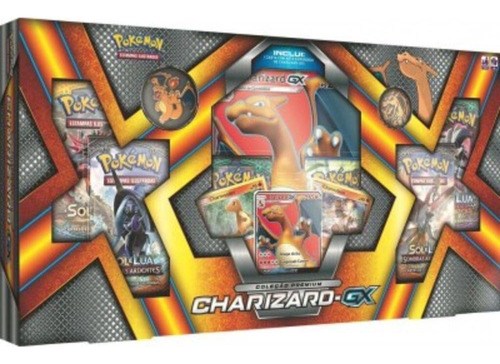 Jogo Pokémon - Box Charizard-gx - Copag