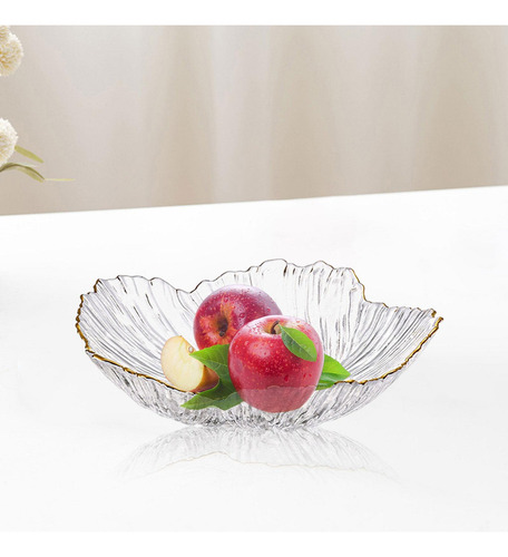 Plato De Postre Redondo Con Forma De Cesta De Frutas, Decora