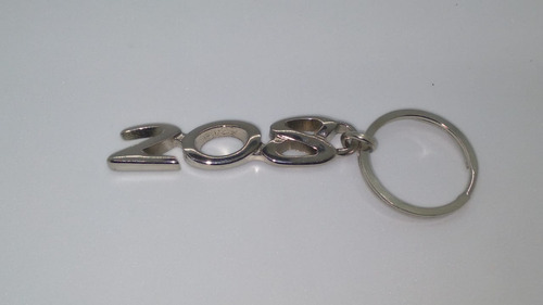 Imagen 1 de 8 de Llavero Emblema Logotipo Peugeot 208 100% Original