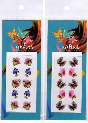 Adesivos Unha Artesanais Unhas Bonita