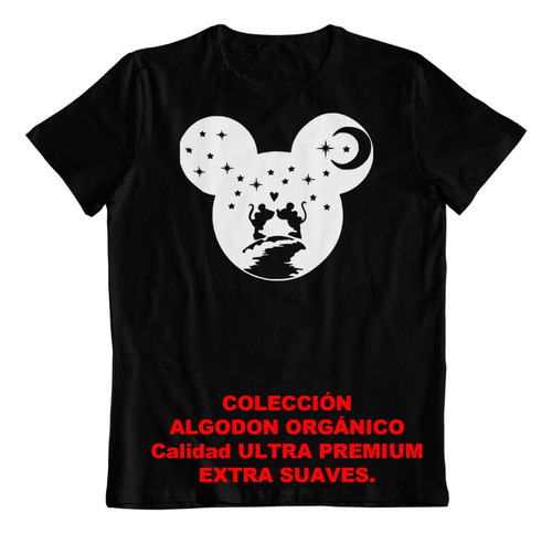 Polera - Dtf - Algodon Organico - Disney Mickey Mouse