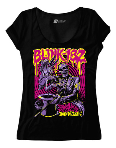 Remera Mujer Blink-182 Mu 5 Dtg Premium