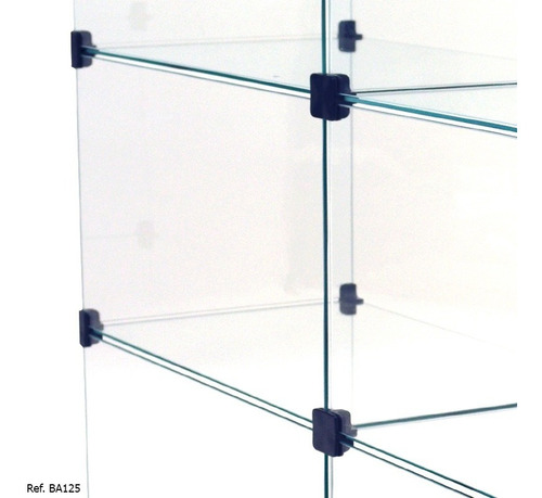 Balcão De Atendimento Modulado Em Vidro - 2,50 X 1,10 X 0,30