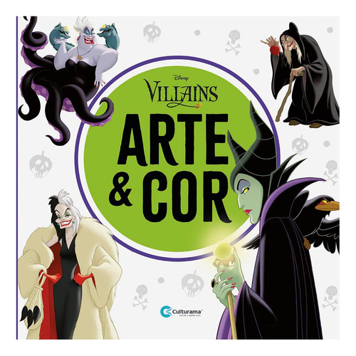 Arte E Cor Disney Vilões - Culturama