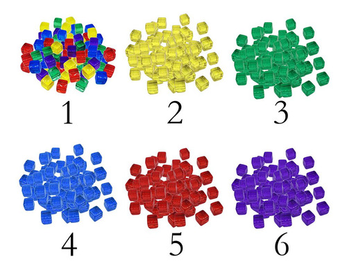 De De Acrílico Para Niños Portable Table Party Multicolor