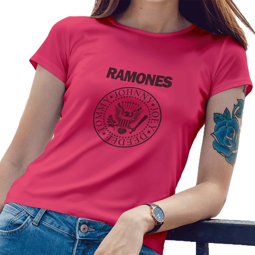 Remera Algodón Premium Ramones Dtg - 44