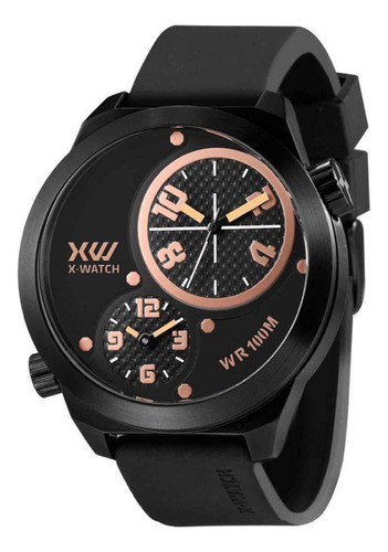 Relógio Masculino X-games 10atm Preto 50mm - X-watch
