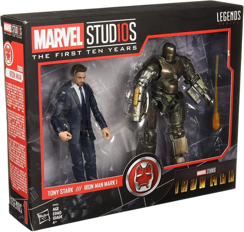 Marvel Legends Series Tony Stark & Iron Man Mark 1 2-pack