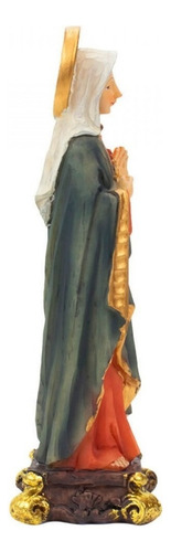 Sagrado Coração De Maria Enfeite De Resina 15.5 Cm Cor Colorido