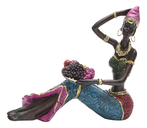 Estatuilla Africana Mujeres Centros De Mesa Decoración Para