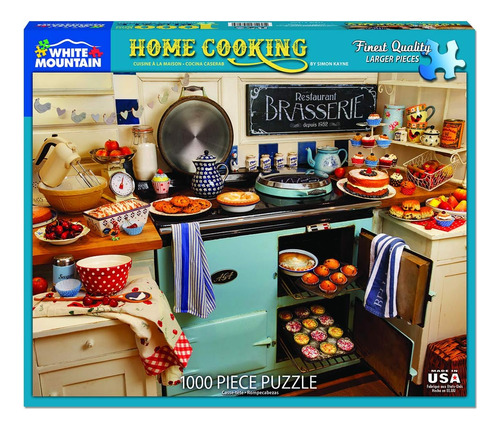 White Mountain Puzzles Cocina Casera - Rompecabezas De 1000 