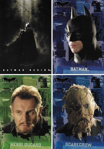 Cards - Batman Begins Movie - Coleção Completa | Frete grátis
