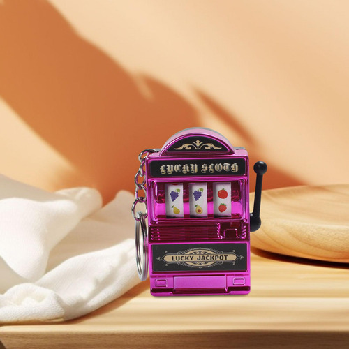 3 Mini Caça-níqueis Chaveiro De Brinquedo Mini Jogo De