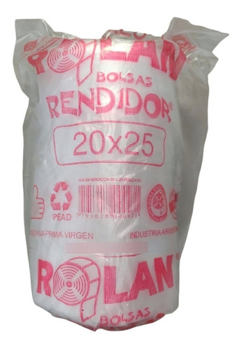 Bolsas De Arranque 20x25 Rendidor Almacen X4 Rollos