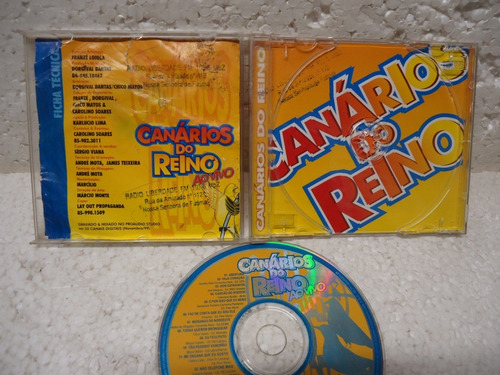 Cd Canários Do Reino Ao Vivo - Ma (Usado)