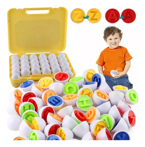 Juguete Didáctico De Huevos De Colores, Juego Didáctico Para