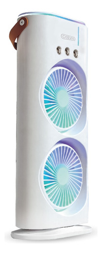 Ventilador Torre Dual Con Nebulizador 3 Vel C Control Remoto